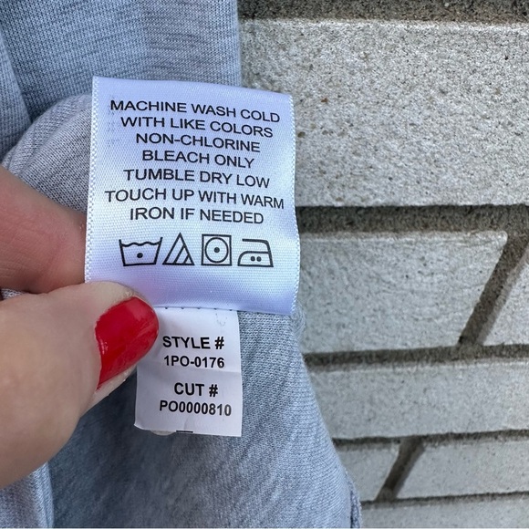 MIZZEN+MAIN Men's Light Gray Heather Fairway Crewneck Sweater Cotton Modal - Picture 6 of 8